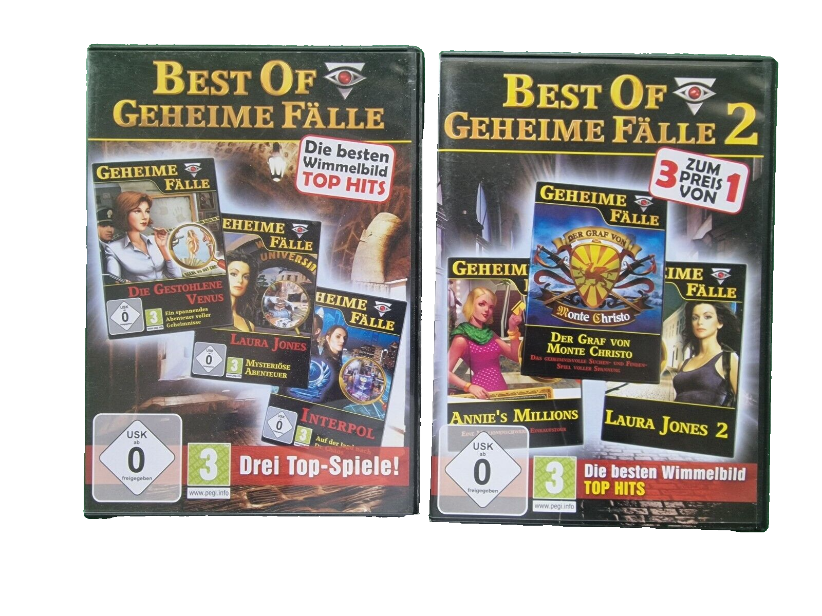 Best Of Geheime Fälle + Best Of geheme Fälle 2